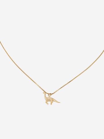 Fräulein Wunder Halsband 'Dino Brachiosaurus' i guld