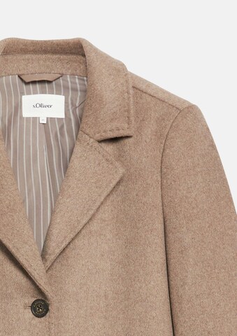 s.Oliver Between-seasons coat in Brown: front