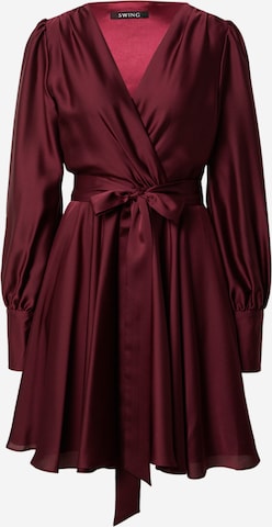 SWING Cocktail Dress in Red: front