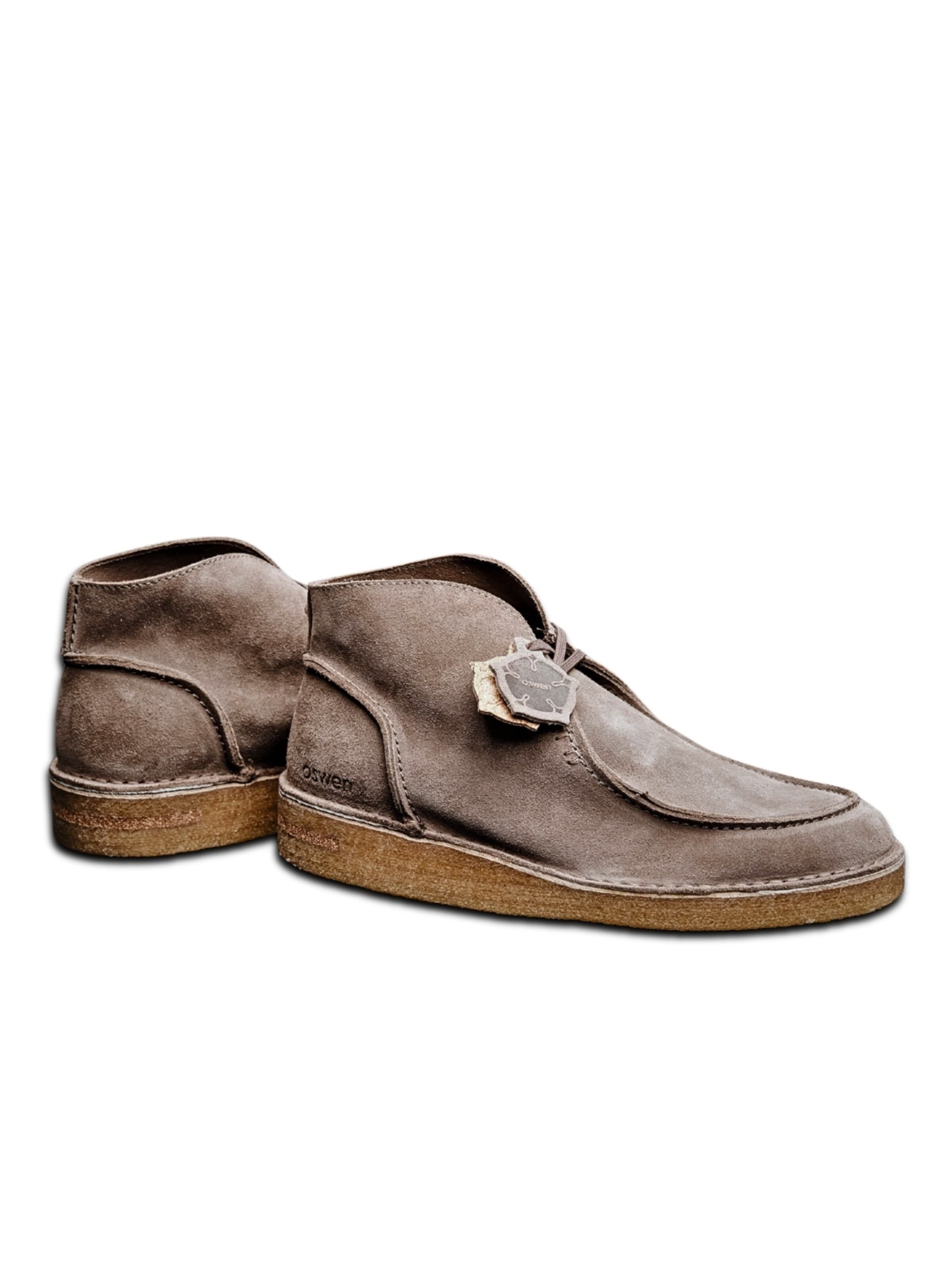 Bottes à lacets 'Ewaldi Suede Boot' oswen en gris