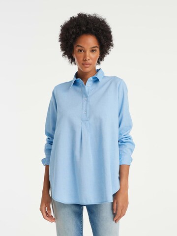 Camicia da donna di OPUS in blu: frontale