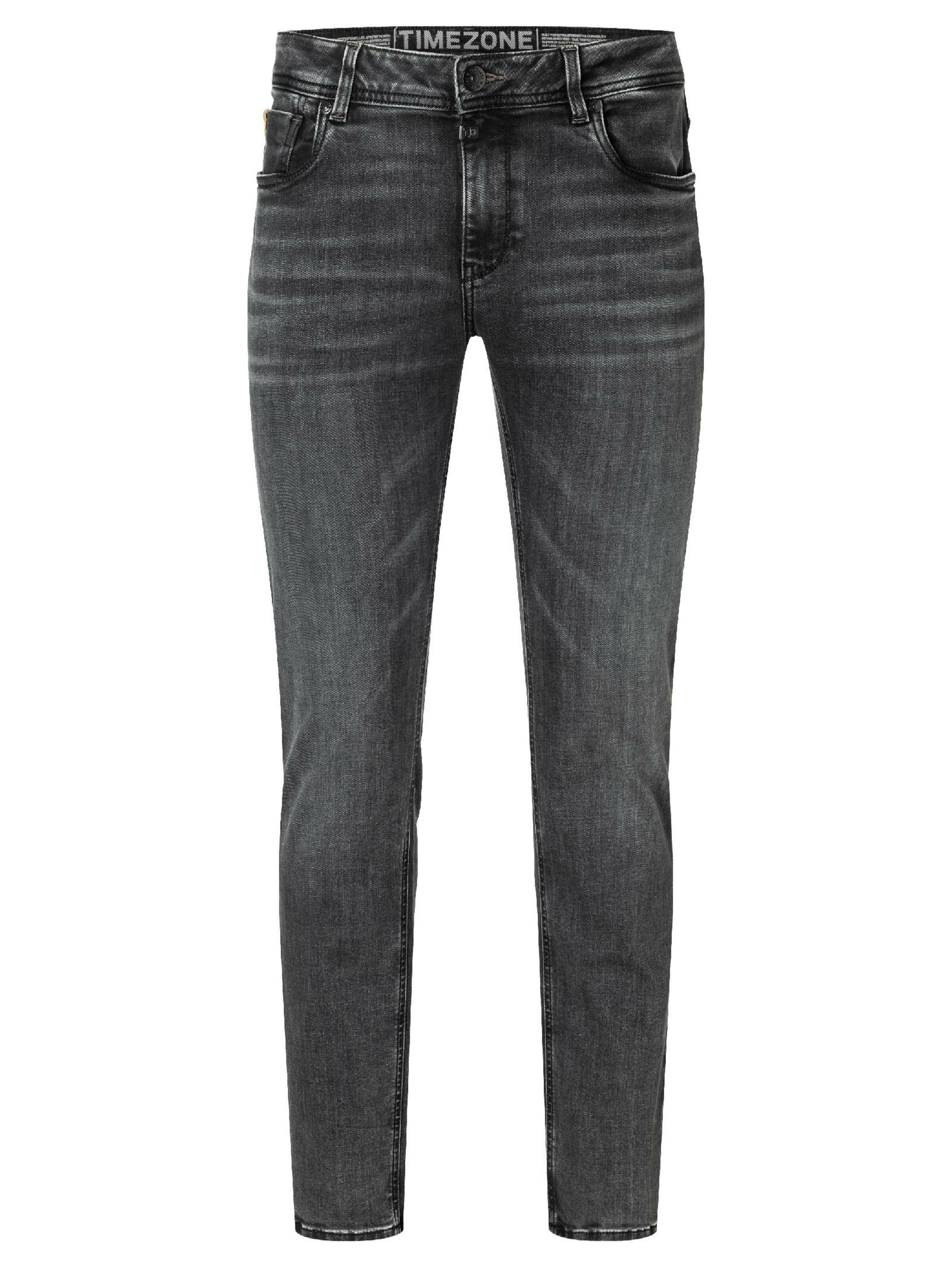 TIMEZONE Slimfit Jeans 'Scott' in Schwarz: Vorderseite