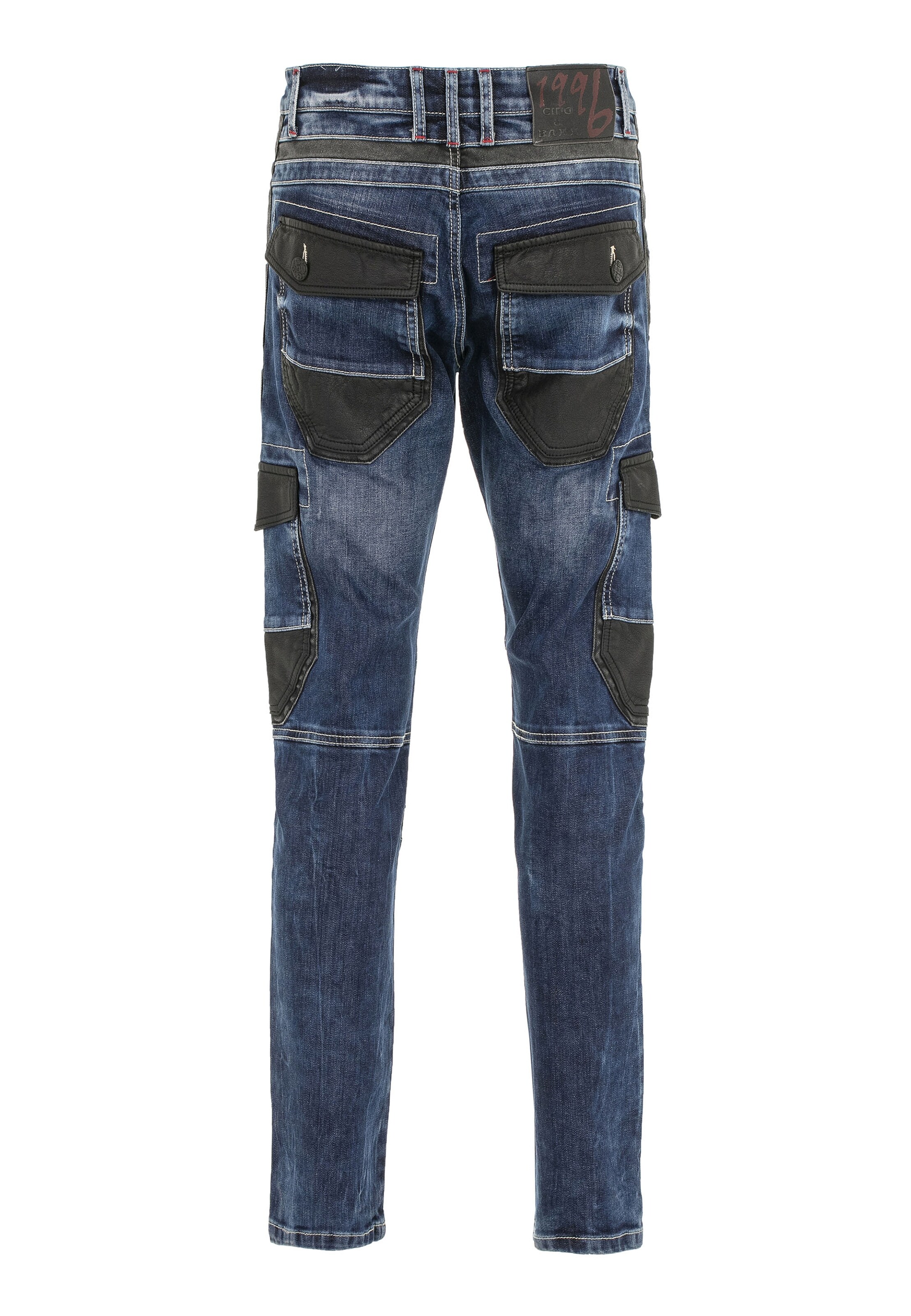CIPO & BAXX Regular Jeans 'DENIM' in Blauw