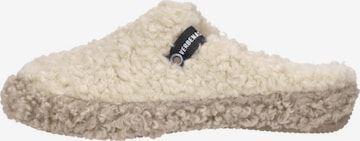 VERBENAS Huisschoenen 'Yuma Curly' in Beige: voorkant