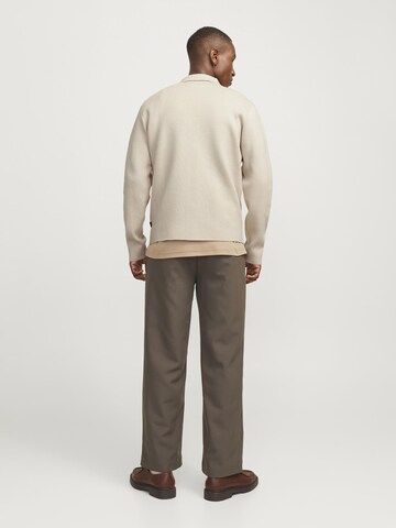 JACK & JONES Strickjacke in Beige