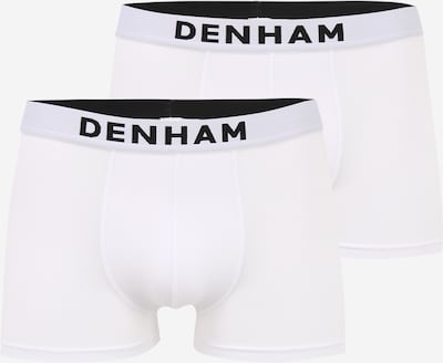 DENHAM Boxershorts in schwarz / weiß, Produktansicht