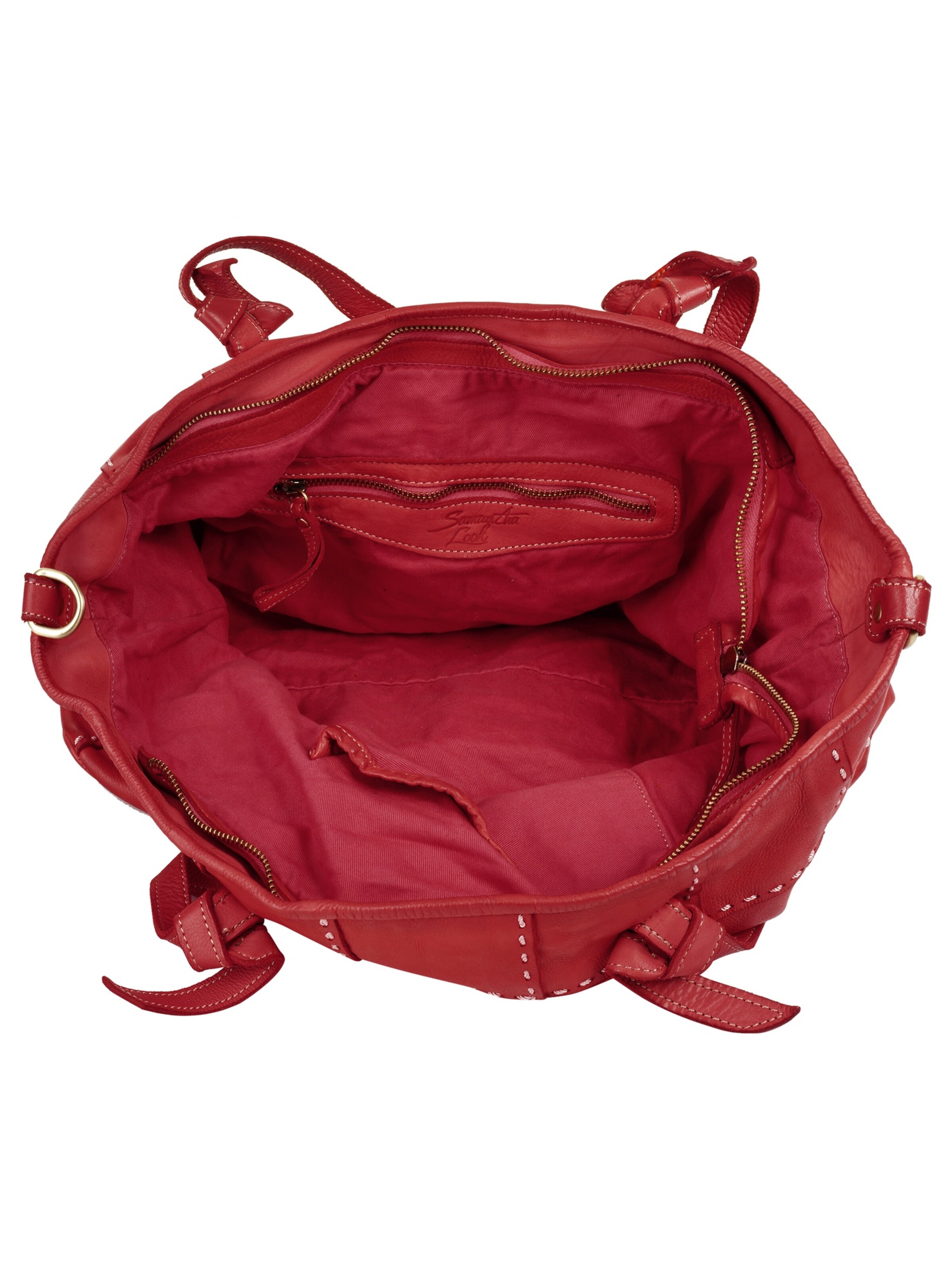 Cabas Samantha Look en rouge