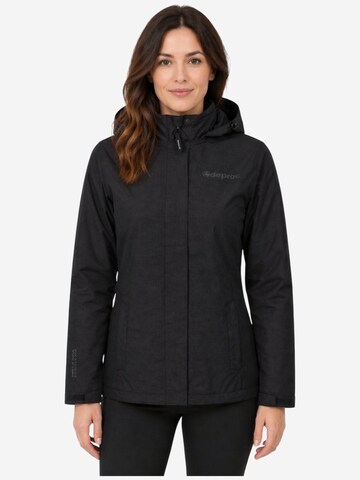 deproc Vinterjakke 'Outdoorjacke LAVAL Damen Regenjacke, Wanderjacke' i sort: forside