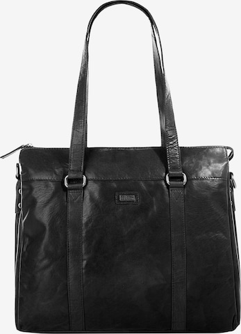 Spikes & Sparrow - Shopper en negro: frente