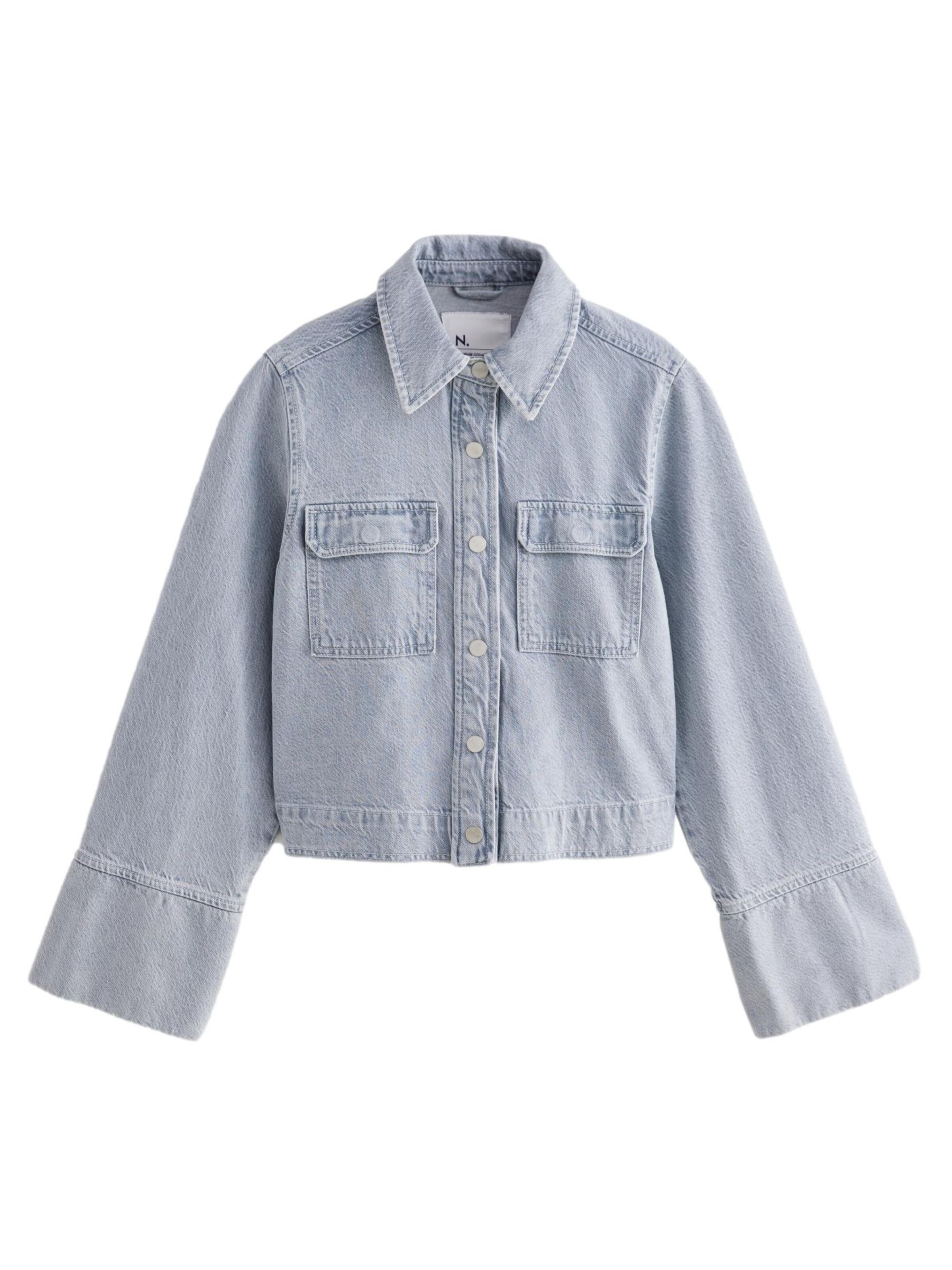 Next Přechodná bunda – šedá: přední strana