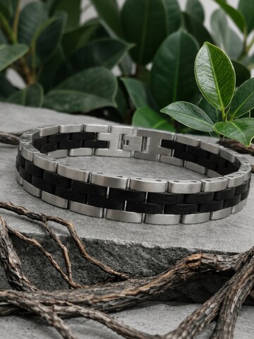 Holzwerk Armband 'SANDASEE'‌‌‌ in Silber