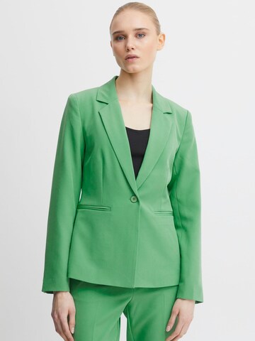 ICHI Slimfit Blazer 'Lexi' in Grün: Vorderseite