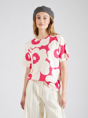 Marimekko Shirt 'TUNNIT UNIKKO' in Wit: voorkant