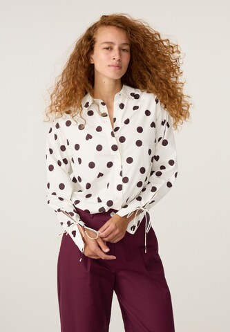 Fabienne Chapot Blouse in Wit: voorkant