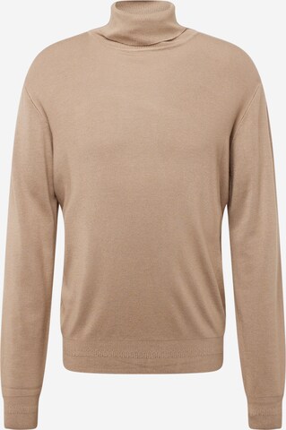 River Island Sweater in Beige: front