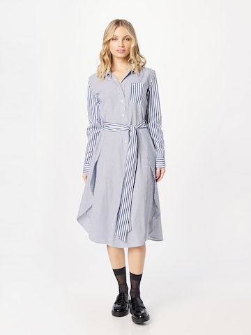 Abito camicia di Lauren Ralph Lauren in blu: frontale