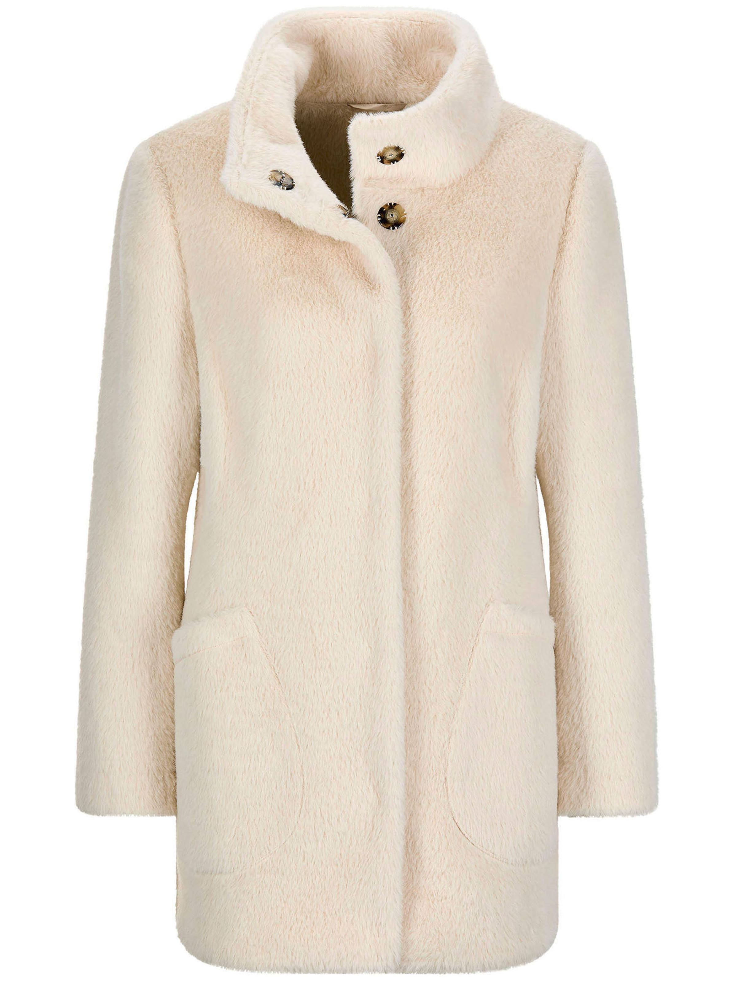 Goldner Jacke in Beige: Vorderseite