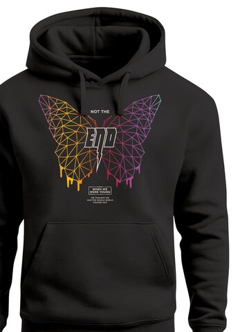 Neverless Sweatshirt 'Not the End' in Black