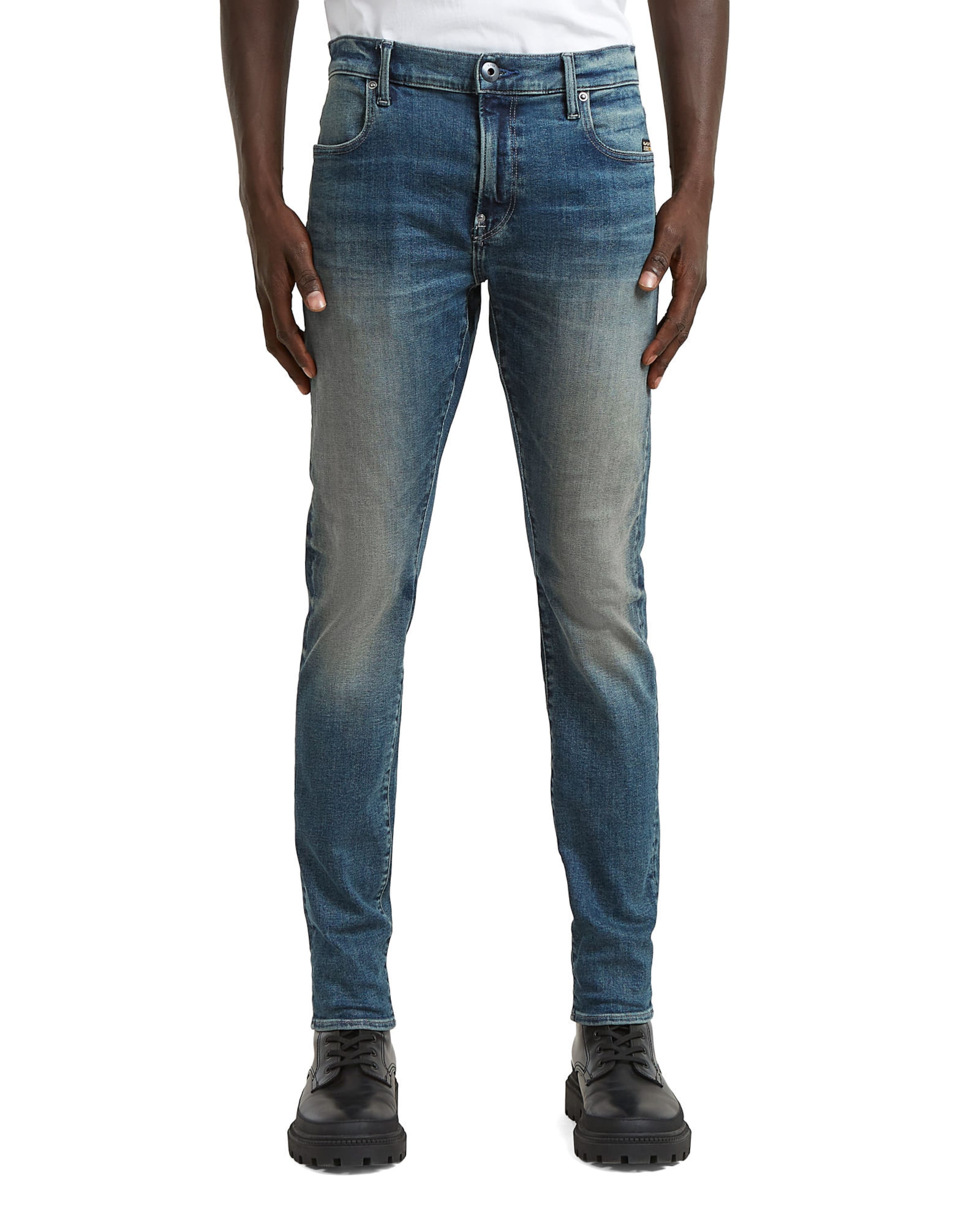 G-STAR Slimfit Jeans - 'FWD Skinny Jeans' in Blau: Vorderseite