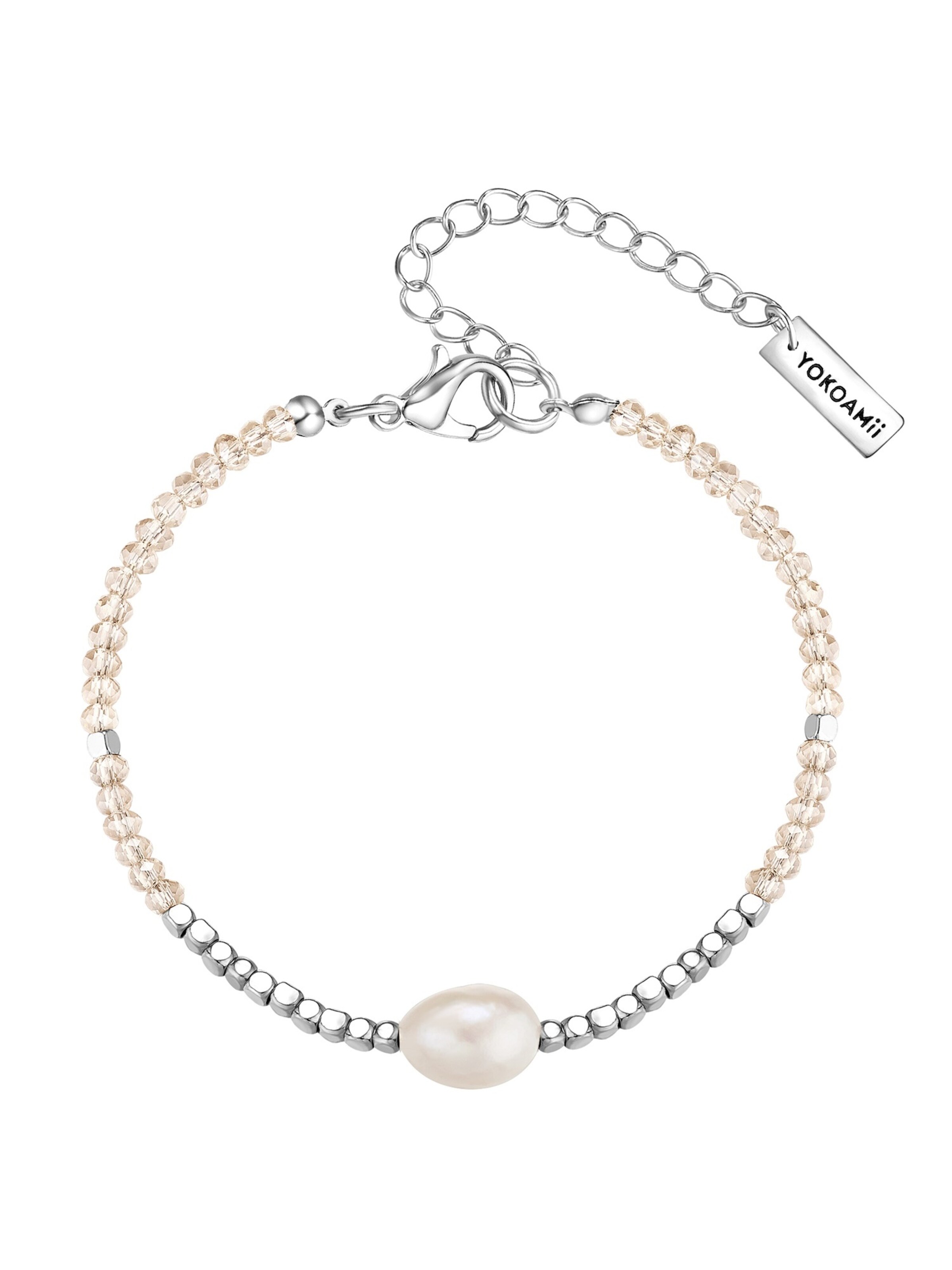 Bracelet Yokoamii en argent : devant
