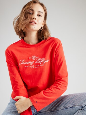 TOMMY HILFIGER Tričko – oranžová