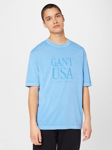 GANT Shirt 'Sunfaded' in Blauw: voorkant