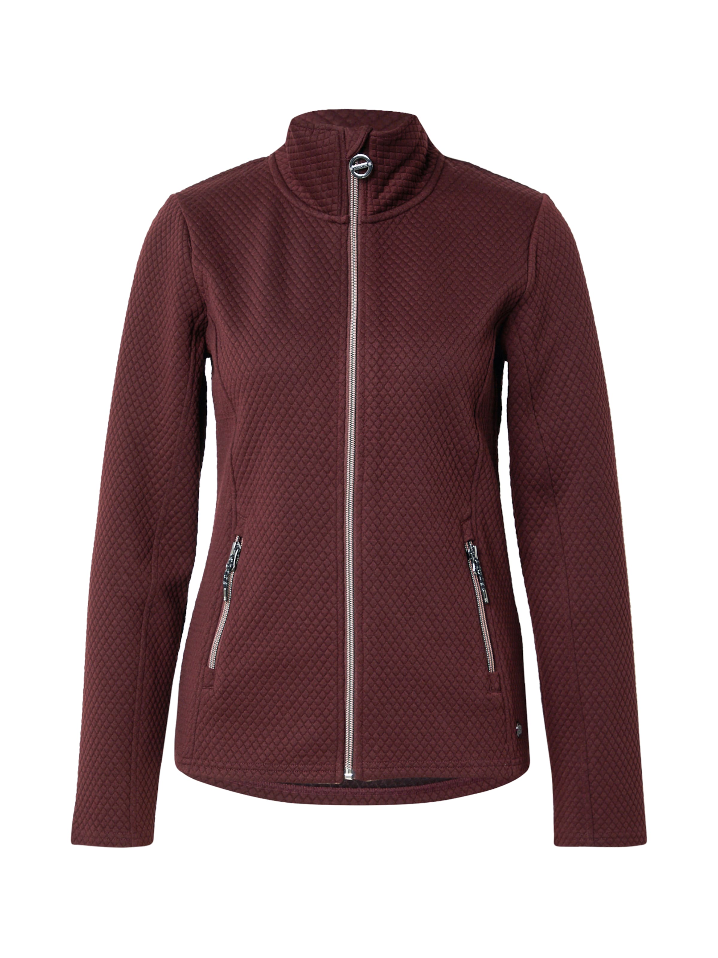 KILLTEC Athletic fleece jacket 'KSW 99' in Red: front