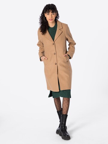 Abercrombie & Fitch Tussenmantel in Bruin: voorkant