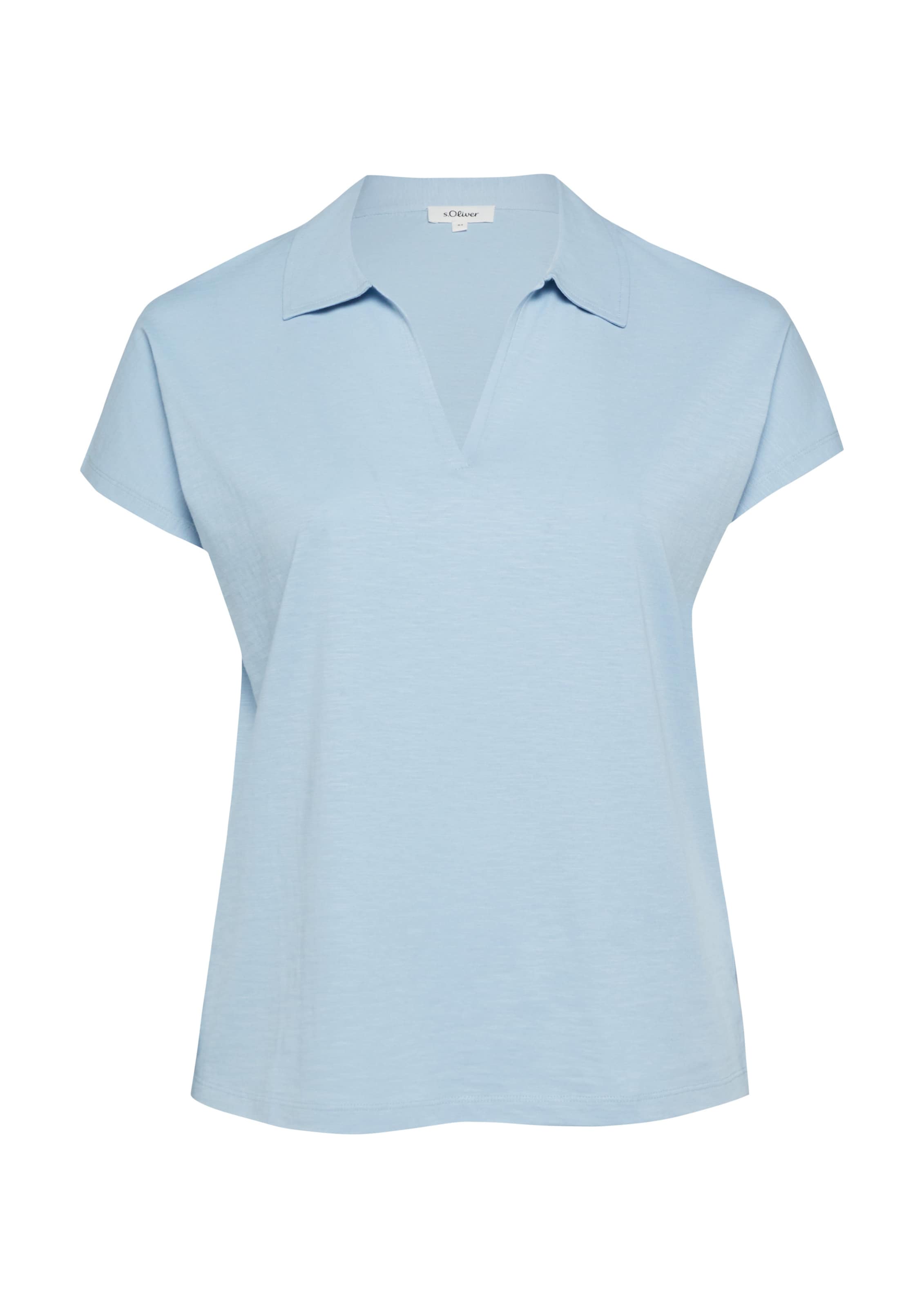 s.Oliver Poloshirt in Blau: Vorderseite