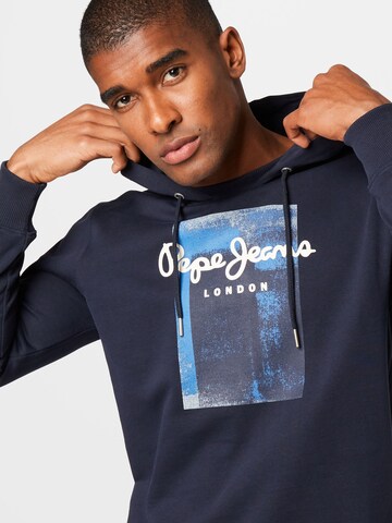 Pepe Jeans Sweatshirt 'PIERCE' i blå