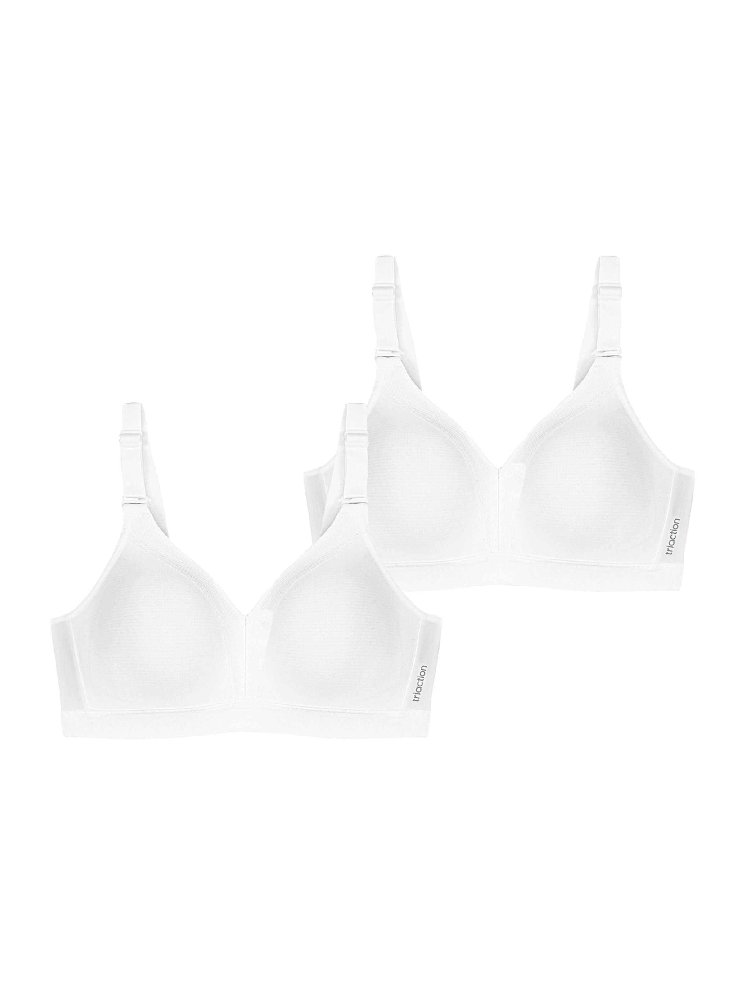 Triumph Triaction Low Support Sports bra ' Studio Wellness ' in White: front