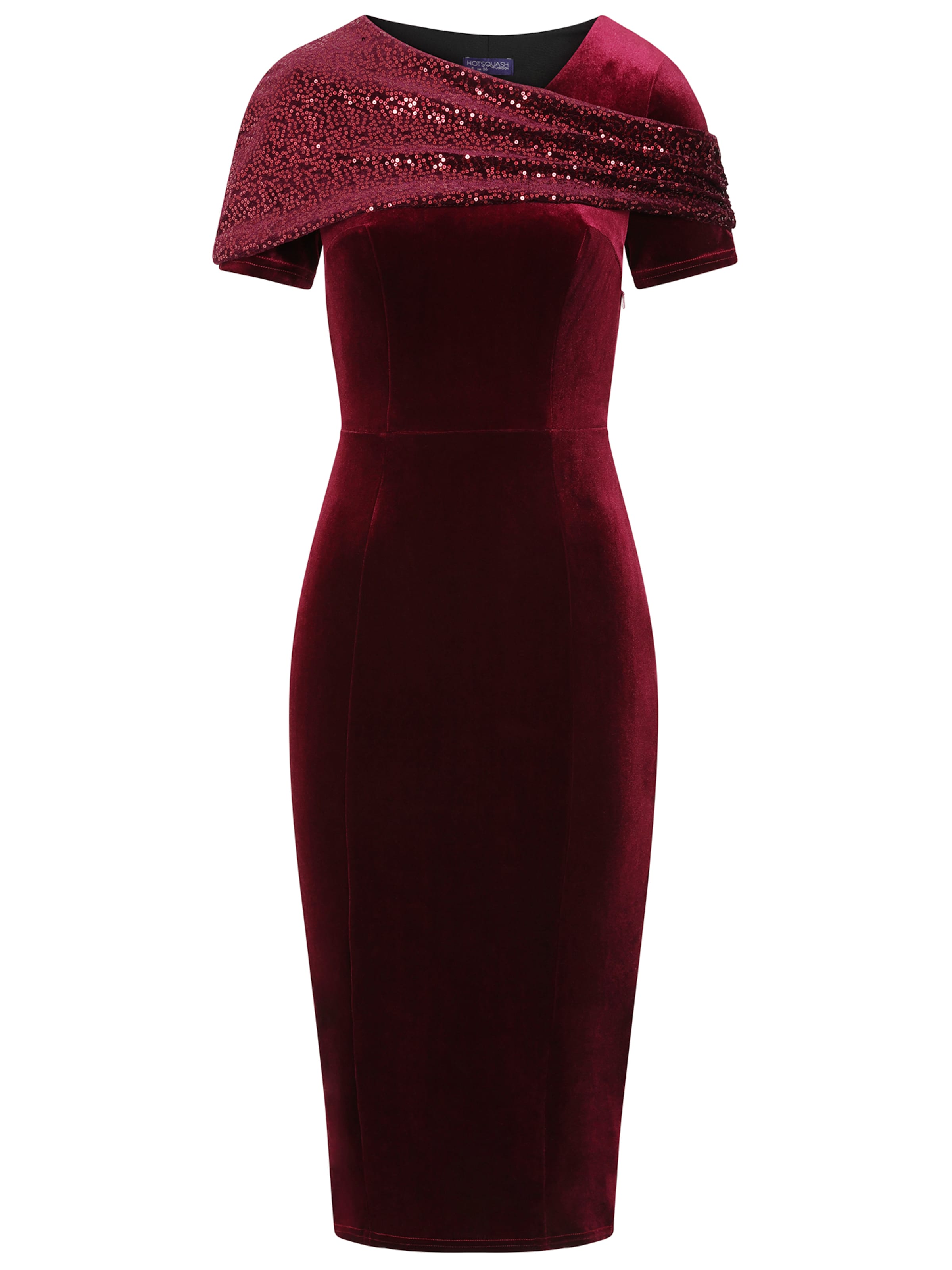 HotSquash Šaty - Červená: predná strana