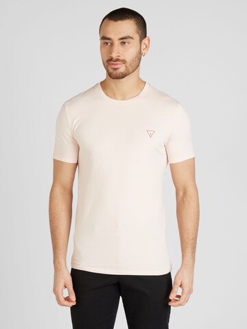 GUESS - Camisa em rosa: frente