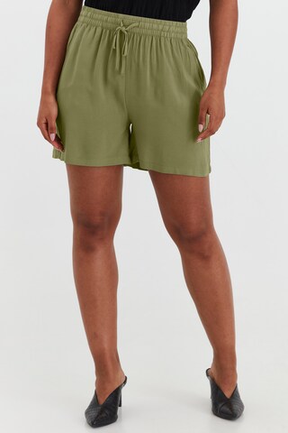 b.young Loose fit Pants in Green: front