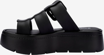MELISSA Mules in Black: front