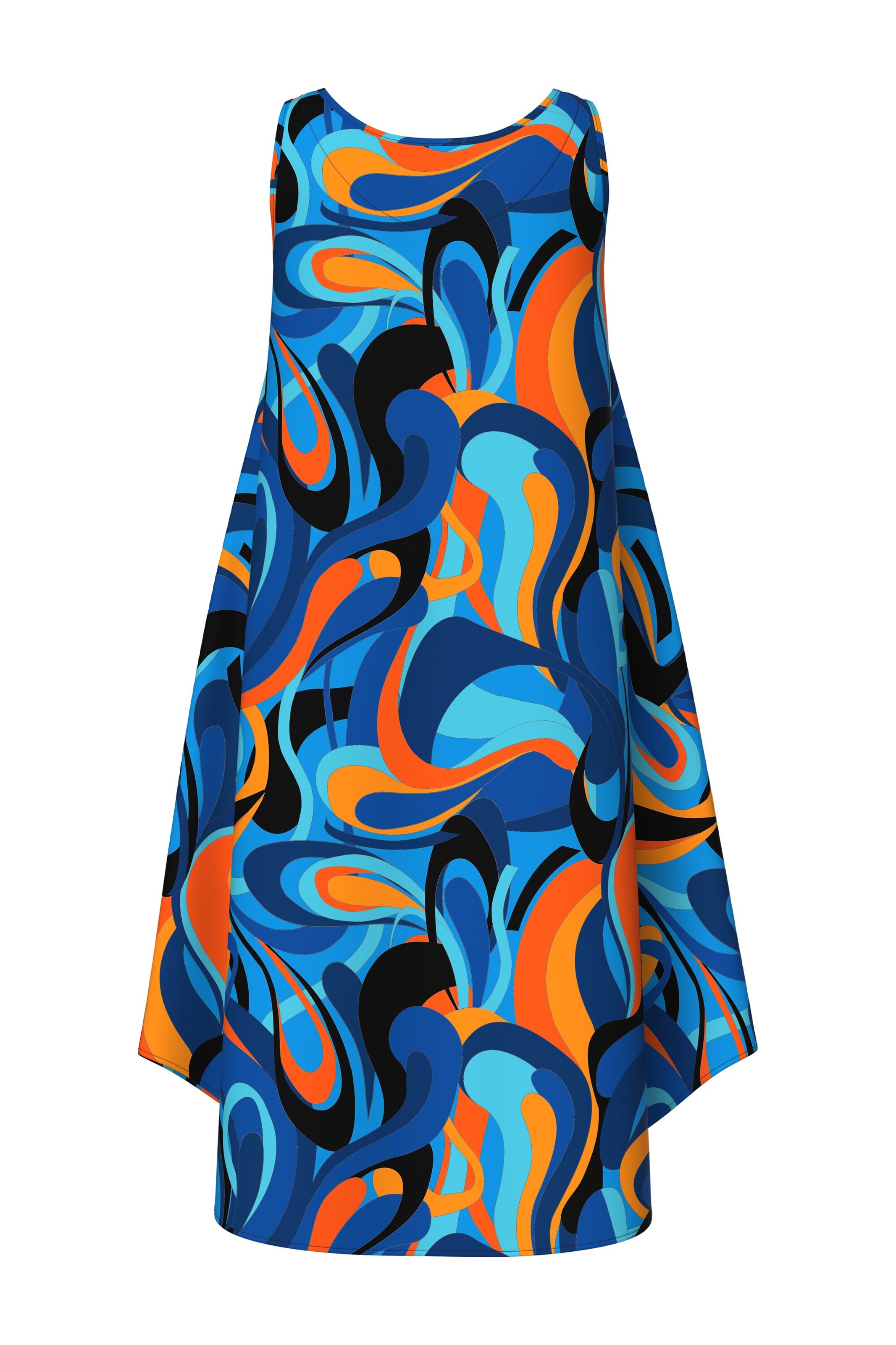 Ulla Popken Jurk in Blauw