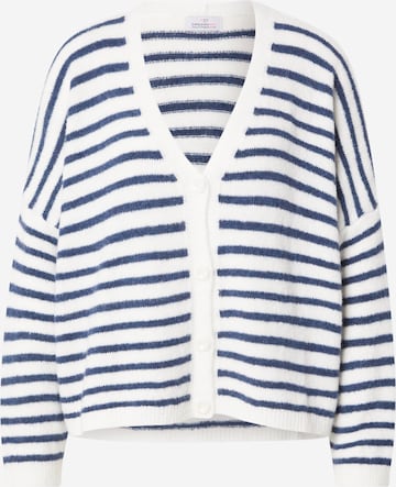 Cardigan Zwillingsherz en bleu : devant
