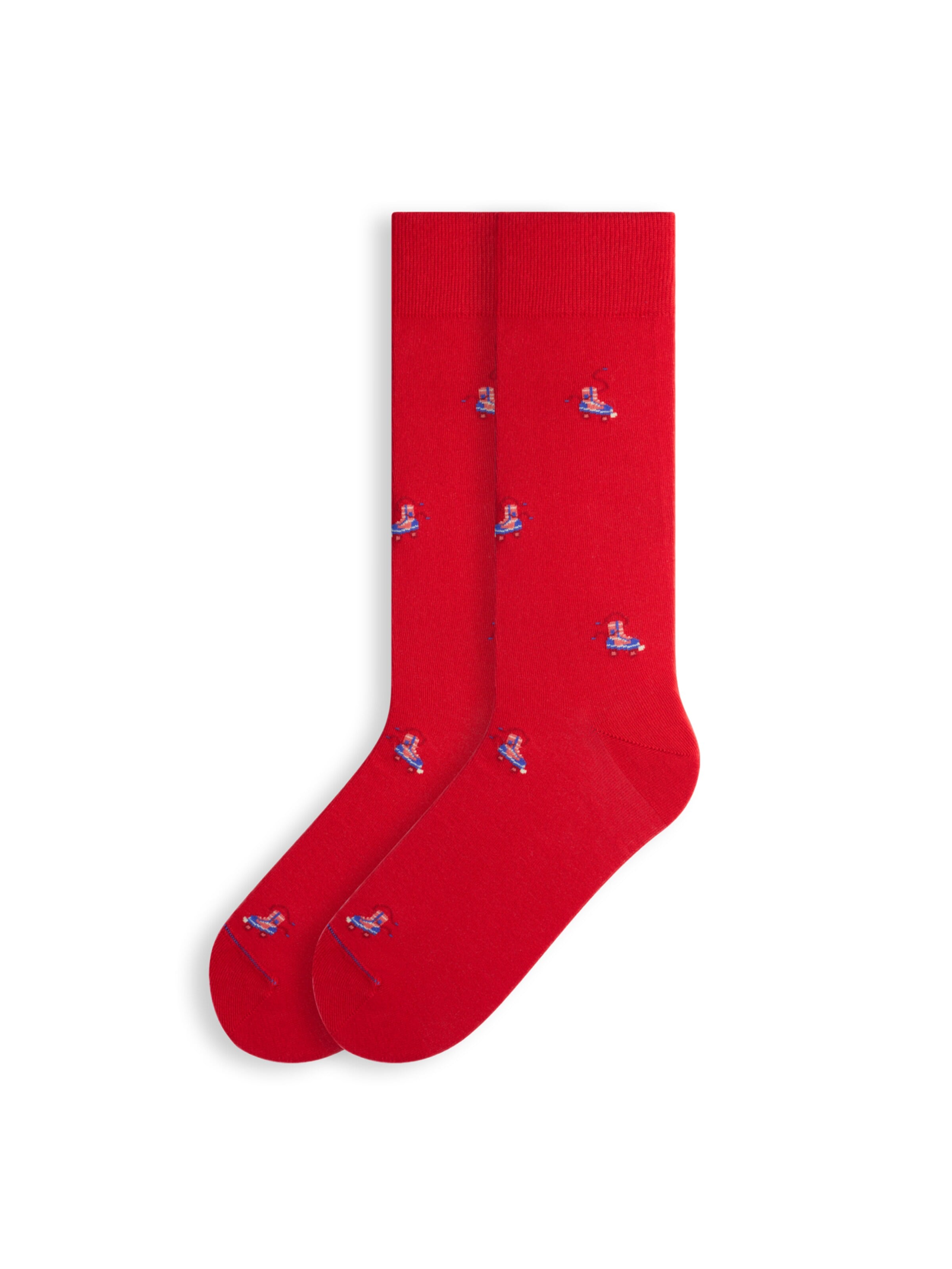 Von Jungfeld Socks 'RETRO ICONS' in Red: front