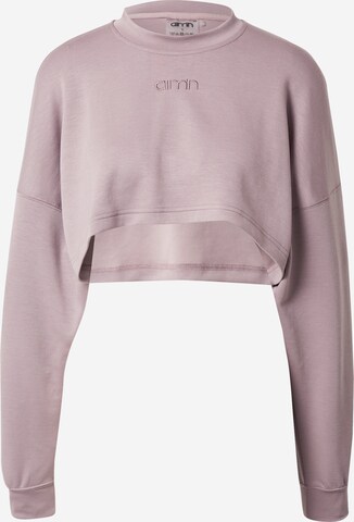 aim'n Sportief sweatshirt in Lila: voorkant