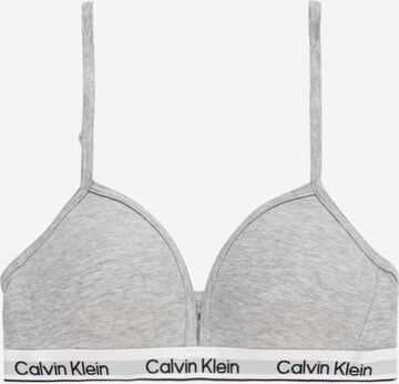 Calvin Klein Underwear Triangle Bra in Grey: front