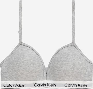 Calvin Klein Underwear Triangle Bra in Grey: front