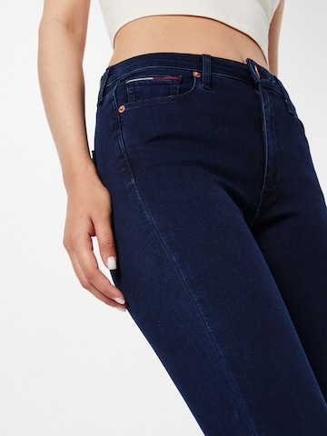 Tommy Jeans Skinny Jeansy 'Sylvia' w kolorze niebieski