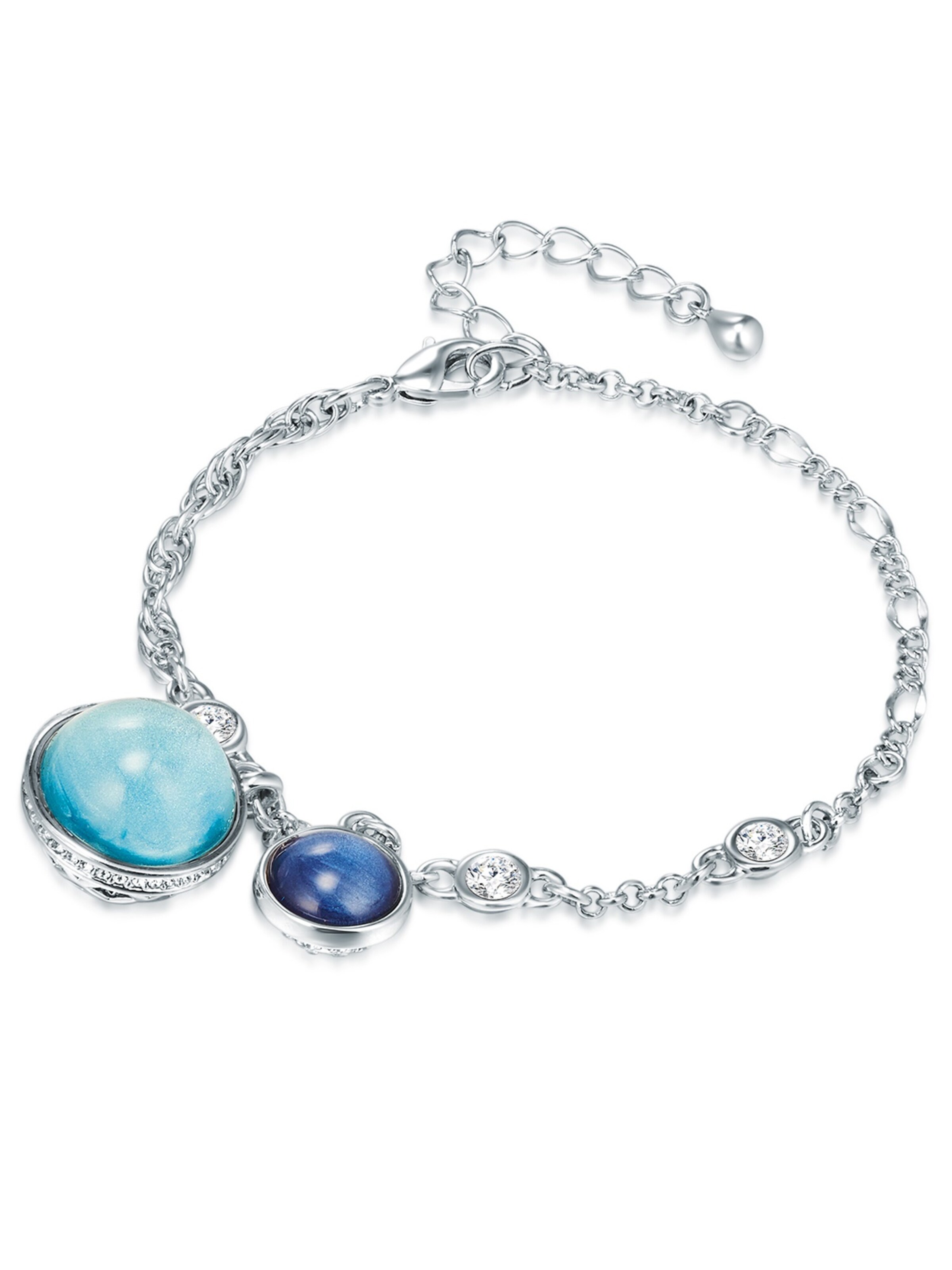 Bracelet Lulu & Jane en argent : devant