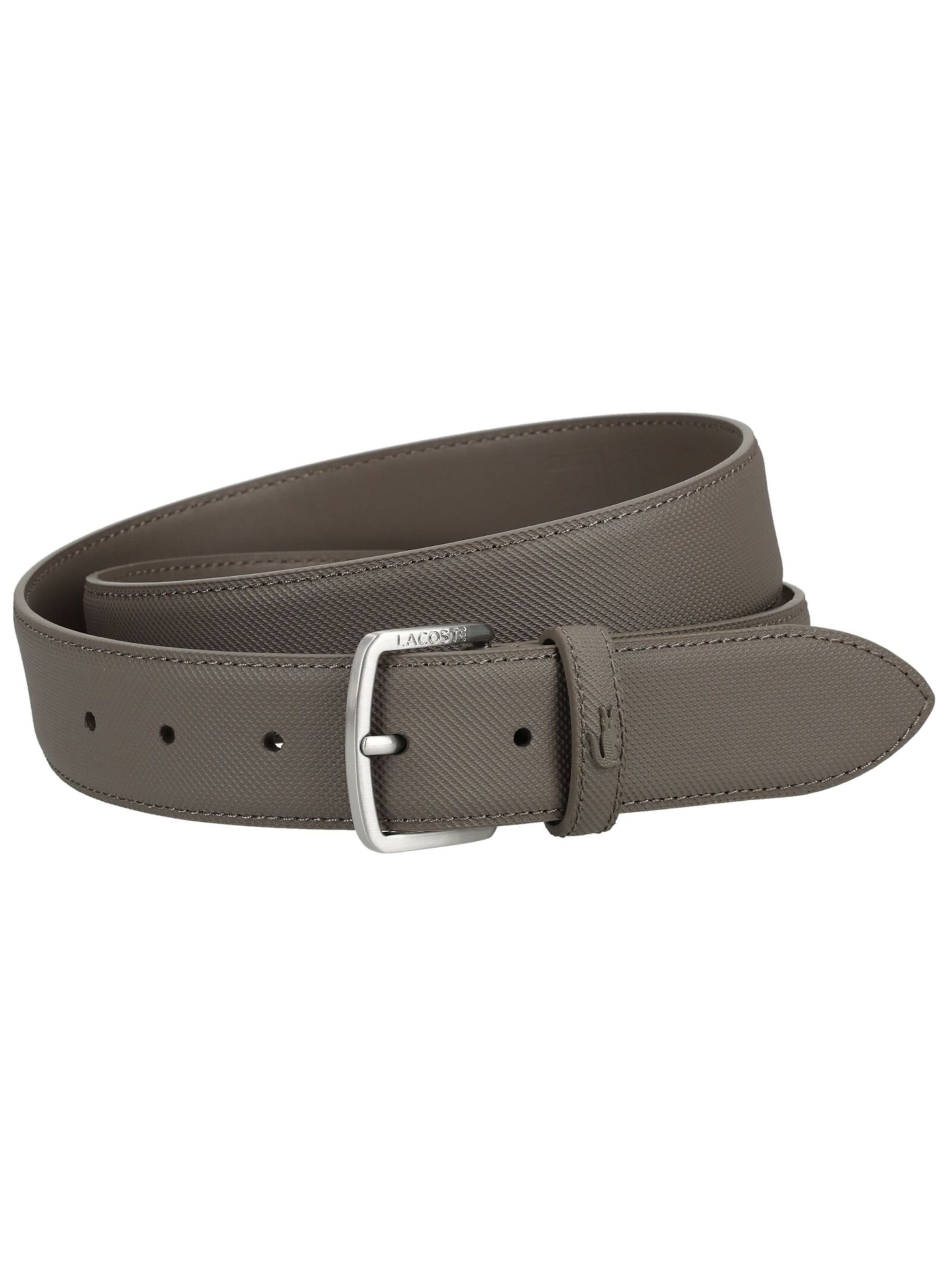 Ceinture LACOSTE en marron : devant