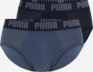 Slip PUMA en bleu : devant