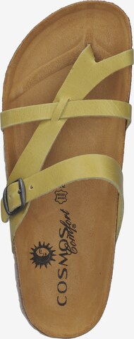 COSMOS COMFORT T-Bar Sandals in Yellow