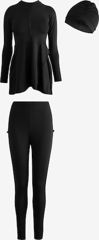 Next Купальник в Черный: спереди