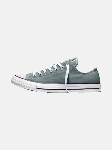 Baskets basses CONVERSE en gris : devant