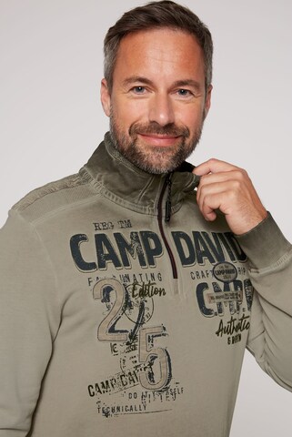 CAMP DAVID Sweatshirt 'The Craftsmen' in Grün