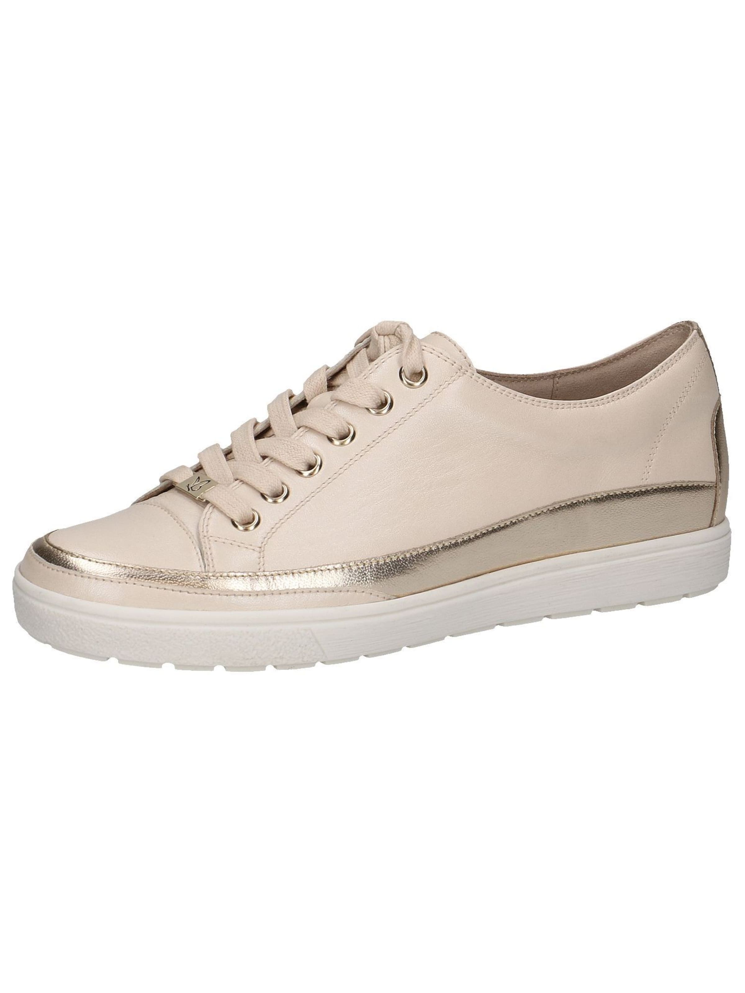 CAPRICE Sneaker 'Ties' in Beige: Vorderseite